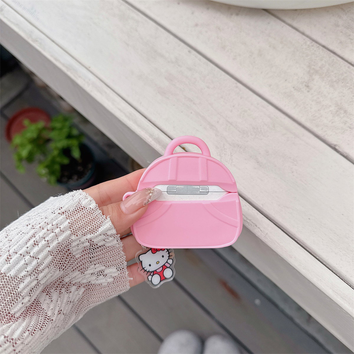 Hello Kitty AirPods Case 3D Anime Cute AirPods Case - ChildAngle