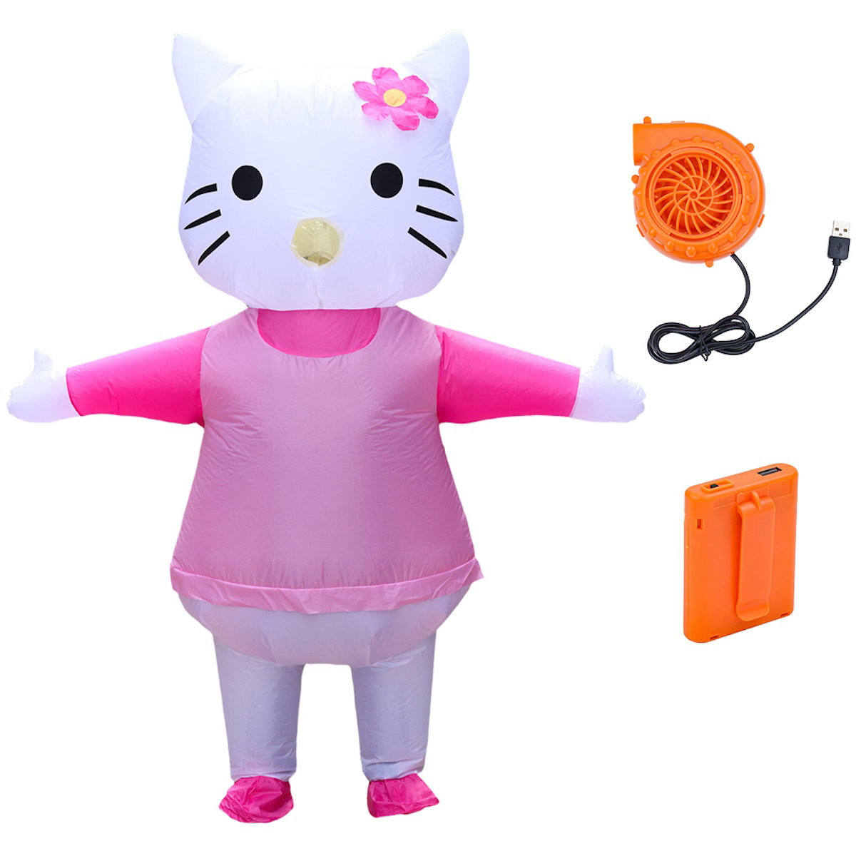 Teens Hello Kitty Inflatable Costumes Blow up Costumes - ChildAngle