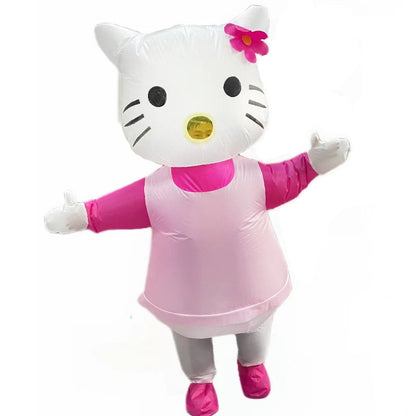 Teens Hello Kitty Inflatable Costumes Blow up Costumes - ChildAngle
