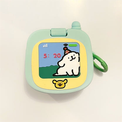 AirPods Pro 3 AirPod 4 Hello Kitty AirPod Case Cartoon Flip Phone Portable Mirror - ChildAngle