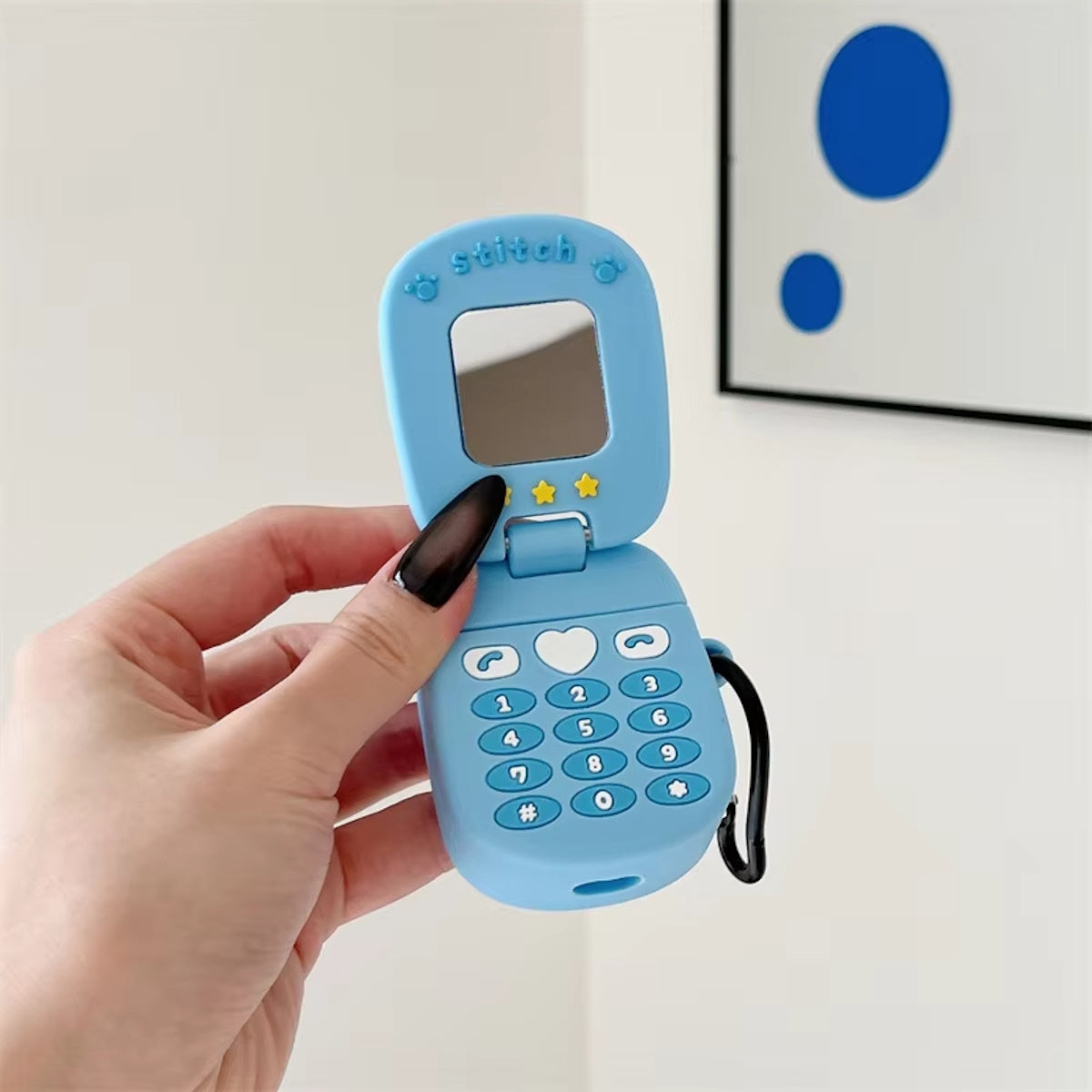 AirPods Pro 3 AirPod 4 Hello Kitty AirPod Case Cartoon Flip Phone Portable Mirror - ChildAngle