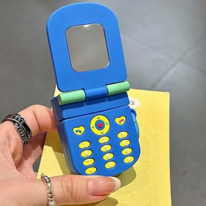 AirPods Pro 3 AirPod 4 Hello Kitty AirPod Case Cartoon Flip Phone Portable Mirror - ChildAngle