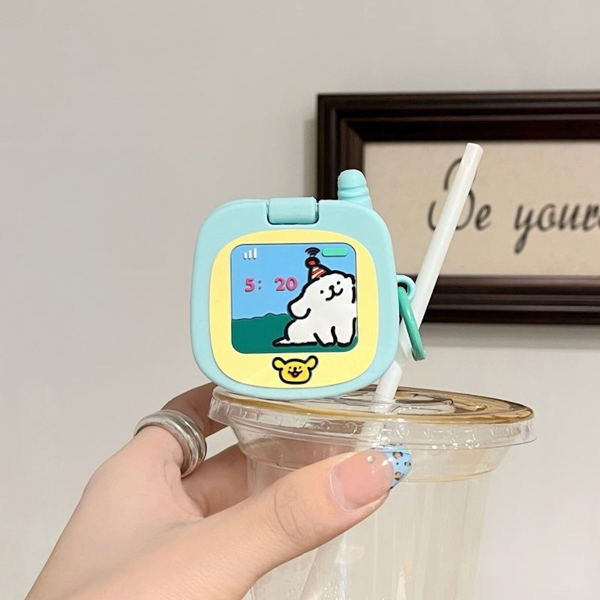 AirPods Pro 3 AirPod 4 Hello Kitty AirPod Case Cartoon Flip Phone Portable Mirror - ChildAngle