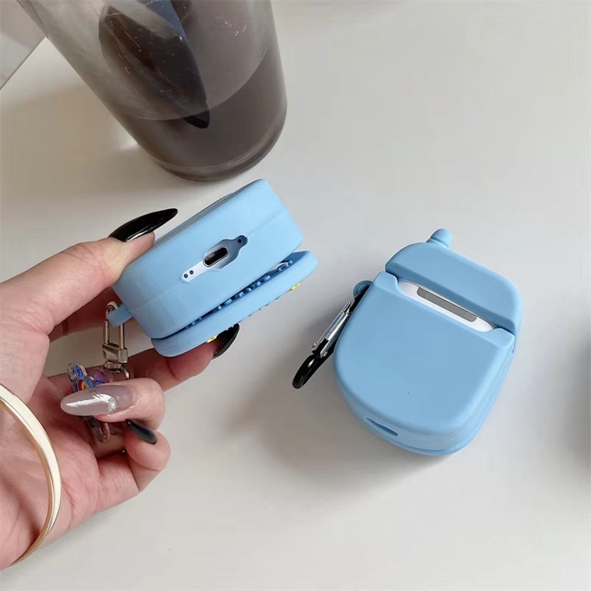 AirPods Pro 3 AirPod 4 Hello Kitty AirPod Case Cartoon Flip Phone Portable Mirror - ChildAngle