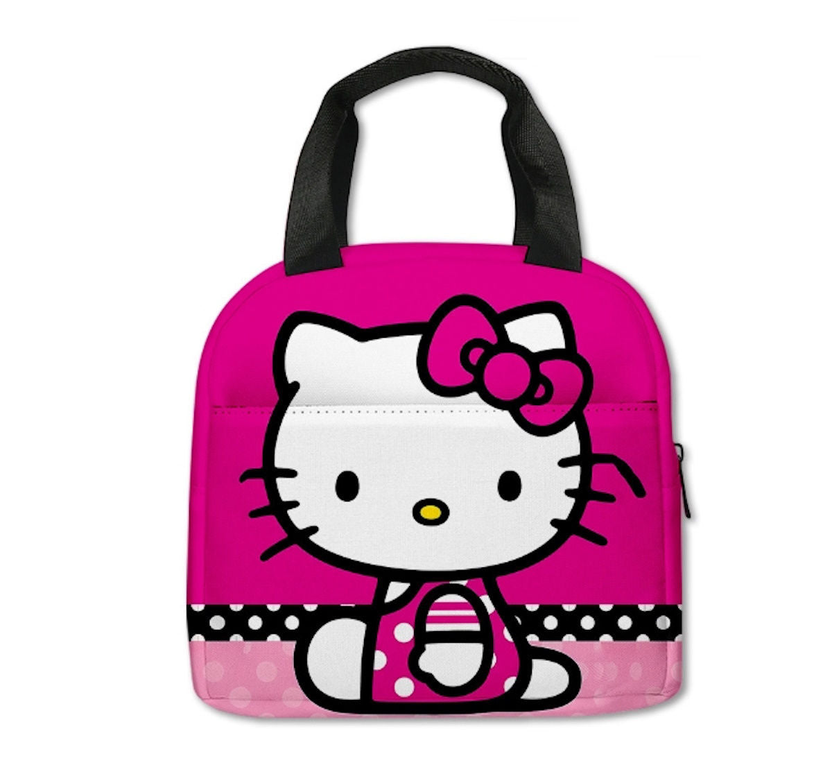 Hello Kitty Lunch Bag Portable Insulated Tote for Girls - ChildAngle