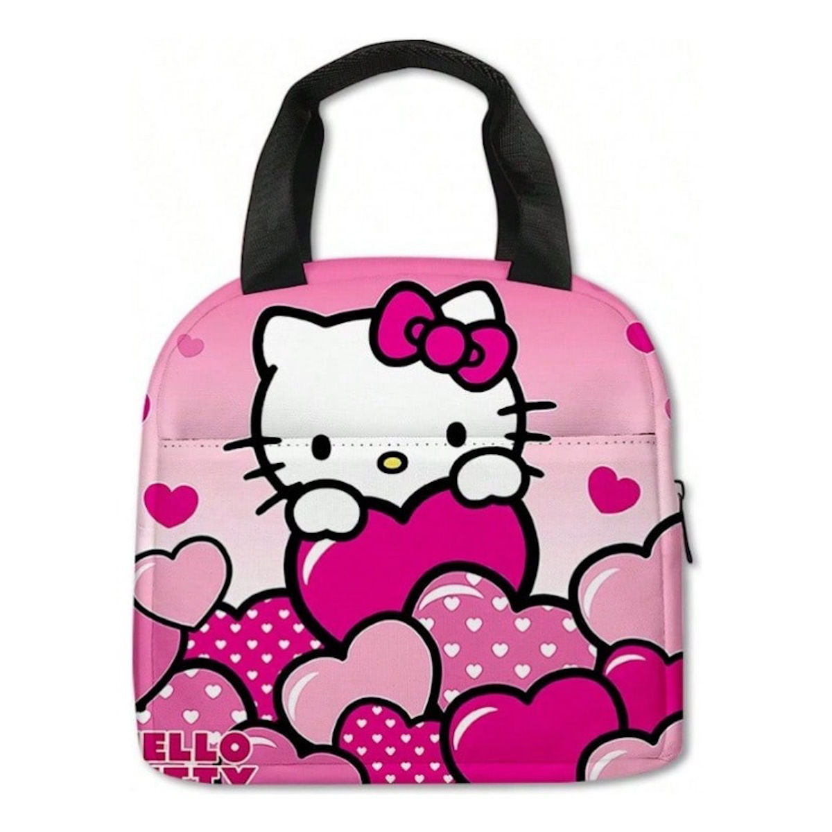 Hello Kitty Lunch Bag Portable Insulated Tote for Girls - ChildAngle