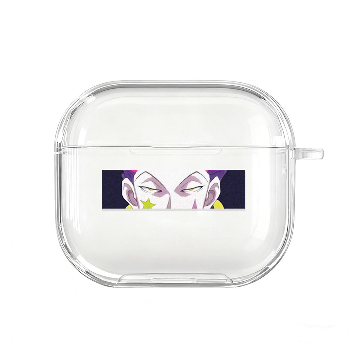 Clear AirPods cases with Hunter Hunter anime character Killua Satoru AirPods Case