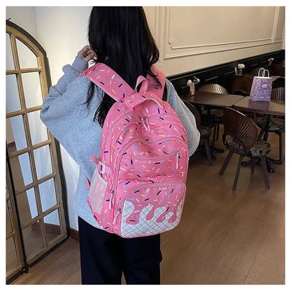3PCS Ice Cream Backpack and Lunchbox Pencil Case Set - ChildAngle