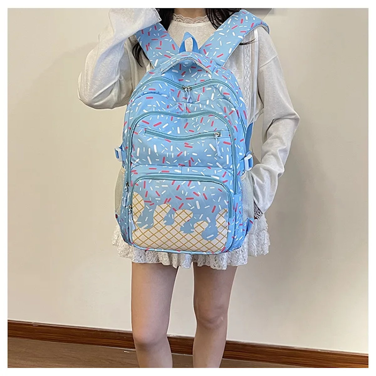 3PCS Ice Cream Backpack and Lunchbox Pencil Case Set - ChildAngle