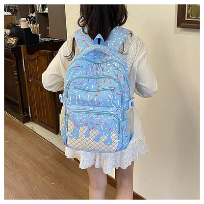 3PCS Ice Cream Backpack and Lunchbox Pencil Case Set - ChildAngle