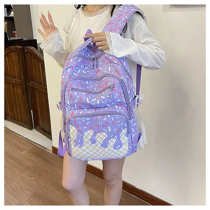 3PCS Ice Cream Backpack and Lunchbox Pencil Case Set - ChildAngle