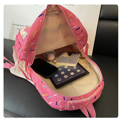 3PCS Ice Cream Backpack and Lunchbox Pencil Case Set - ChildAngle