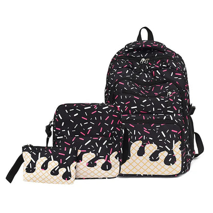 3PCS Ice Cream Backpack and Lunchbox Pencil Case Set - ChildAngle