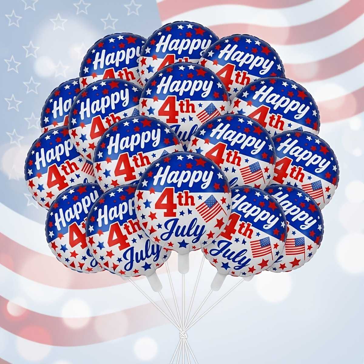 Happy 4th of July American flag Patriotic Balloons for Independence Day - ChildAngle