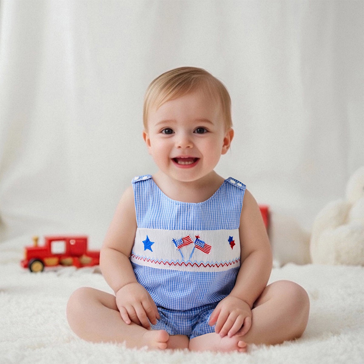 Infant 4th of July Onesie Independence Day Romper - ChildAngle