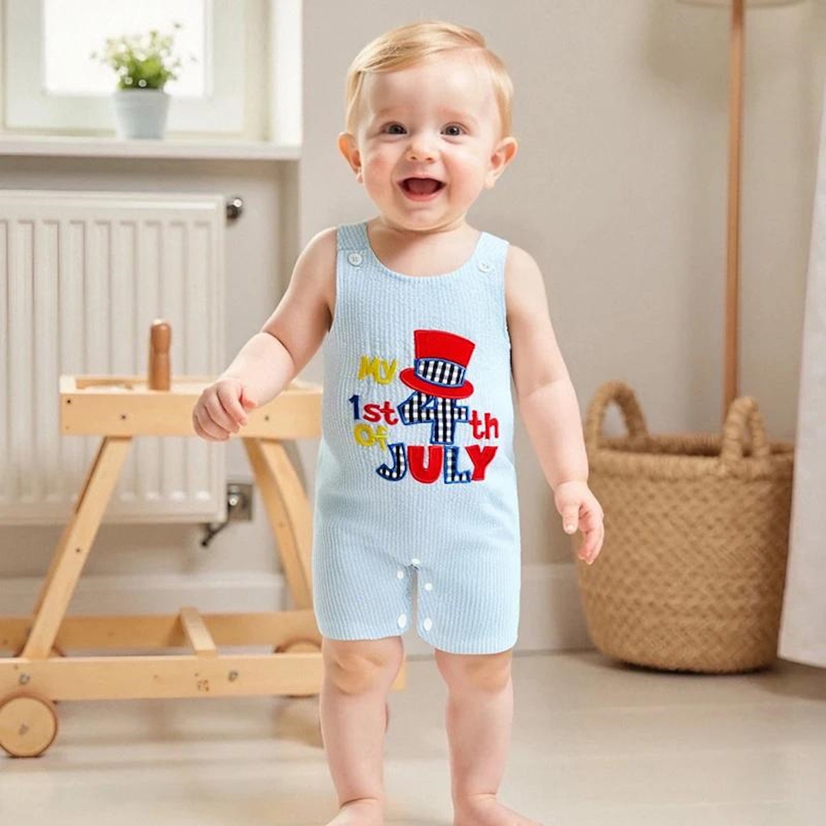 Infant 4th of July Onesie Independence Day Romper - ChildAngle