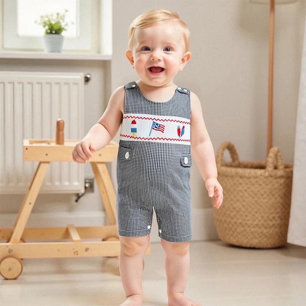 Infant 4th of July Onesie Independence Day Romper - ChildAngle