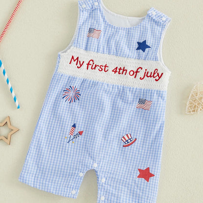 Infant 4th of July Onesie Independence Day Romper - ChildAngle