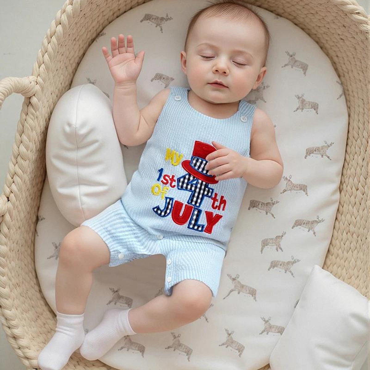 Infant 4th of July Onesie Independence Day Romper - ChildAngle