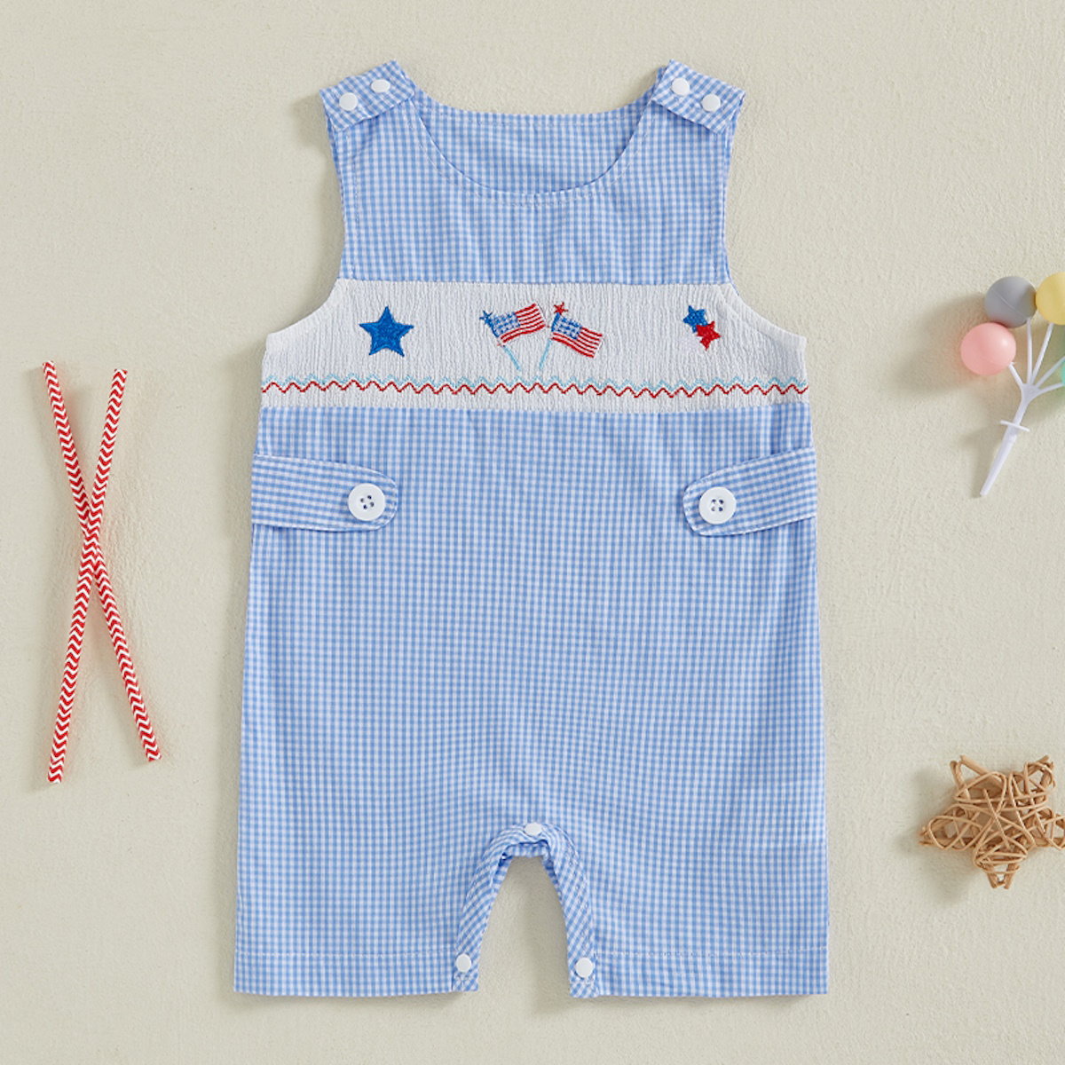 Infant 4th of July Onesie Independence Day Romper - ChildAngle