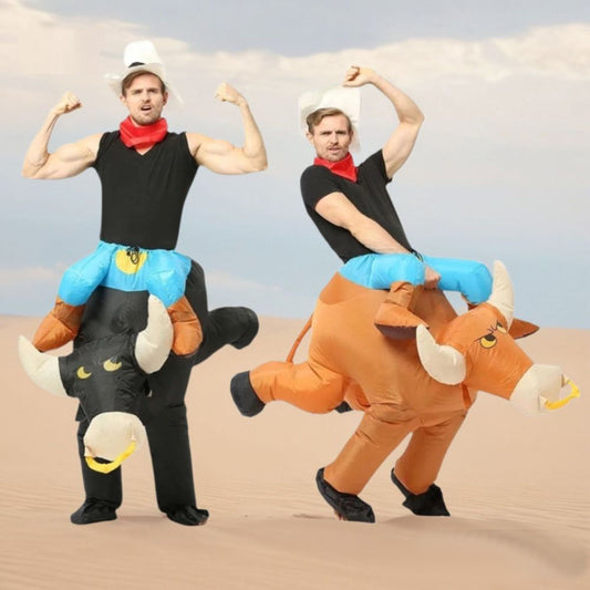 Blow up Kids Bull Rider Halloween Costume - ChildAngle