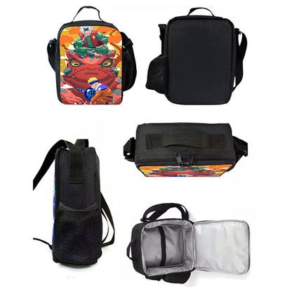 Insulated Naruto Lunch Bag Portable Lunch Tote - ChildAngle