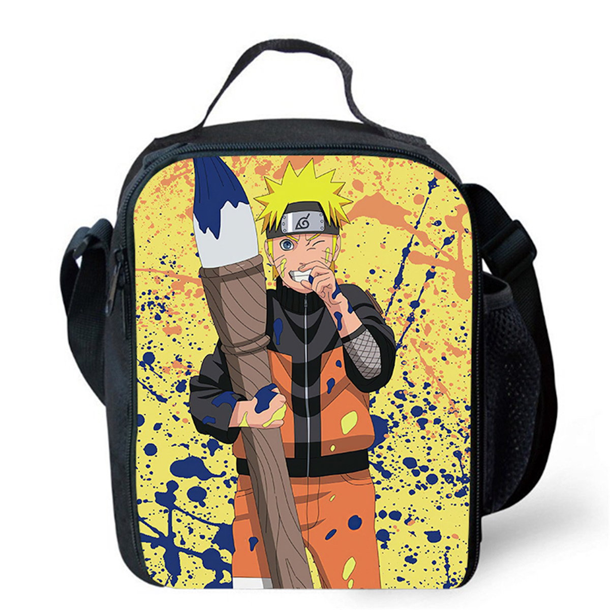 Insulated Naruto Lunch Bag Portable Lunch Tote - ChildAngle