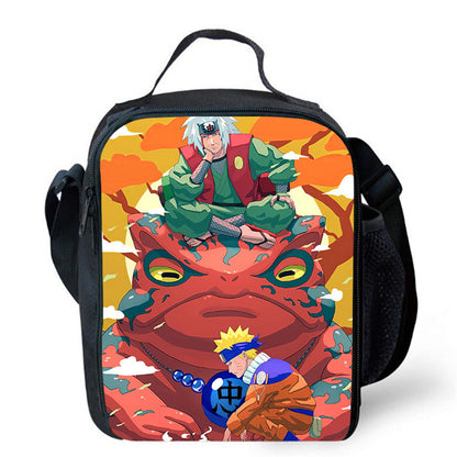 Insulated Naruto Lunch Bag Portable Lunch Tote - ChildAngle