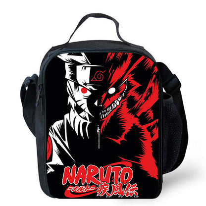 Insulated Naruto Lunch Bag Portable Lunch Tote - ChildAngle
