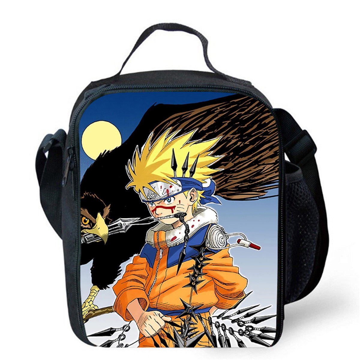Insulated Naruto Lunch Bag Portable Lunch Tote - ChildAngle