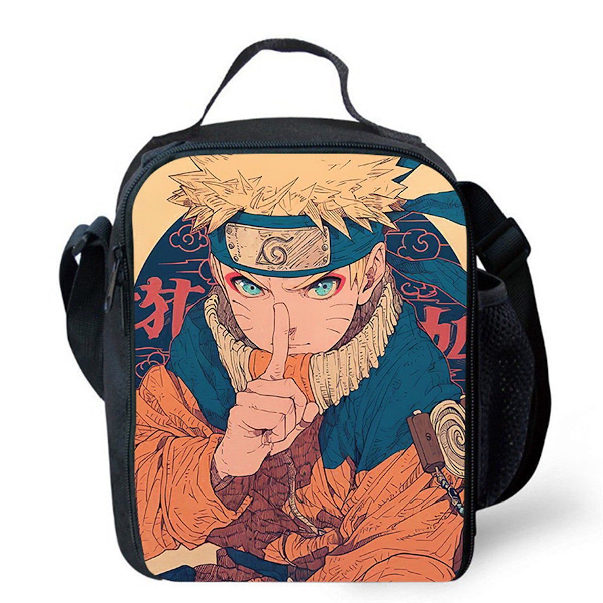 Insulated Naruto Lunch Bag Portable Lunch Tote - ChildAngle