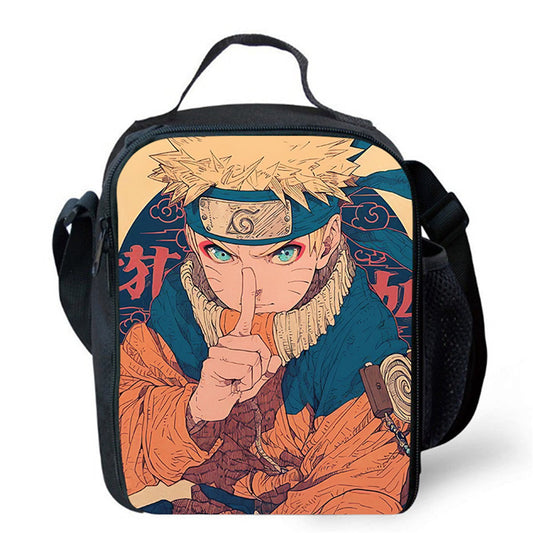 Insulated Naruto Lunch Bag Portable Lunch Tote - ChildAngle