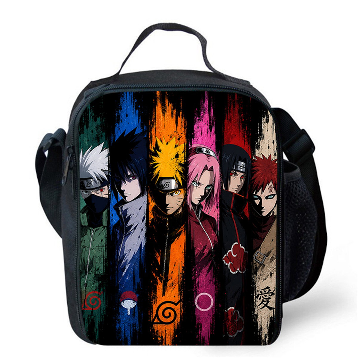 Insulated Naruto Lunch Bag Portable Lunch Tote - ChildAngle