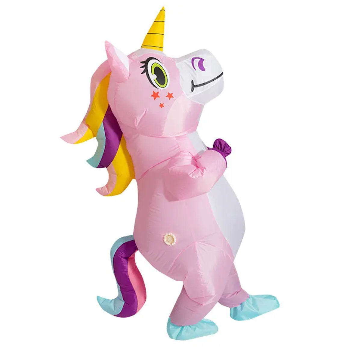 Kids Blow Up Unicorn Costume Pony Halloween - ChildAngle
