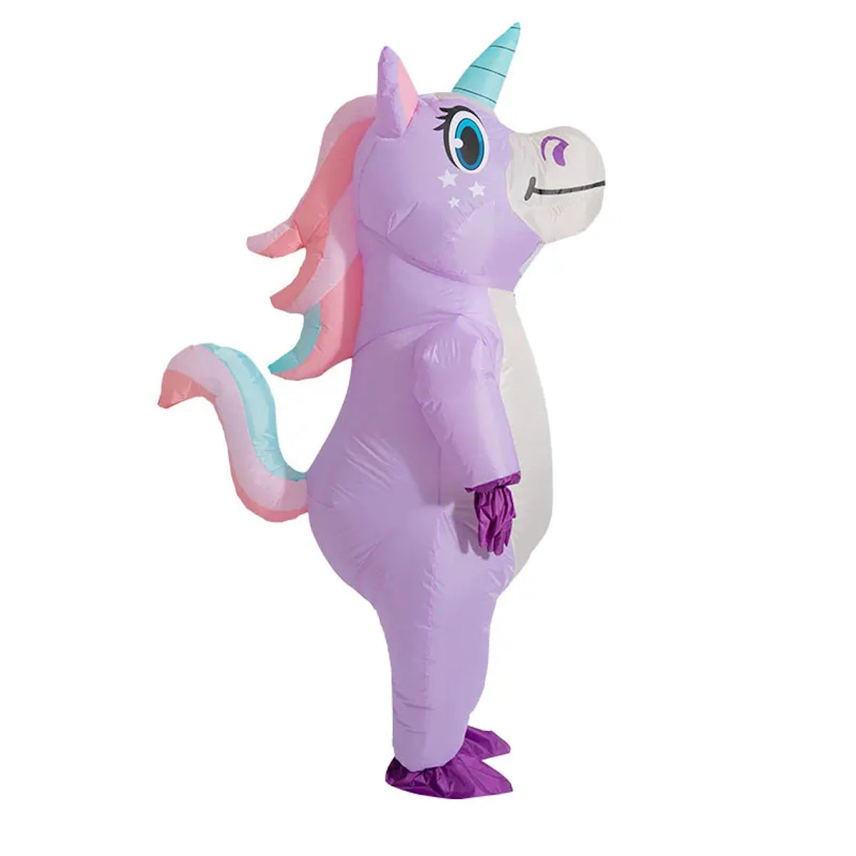 Kids Blow Up Unicorn Costume Pony Halloween - ChildAngle