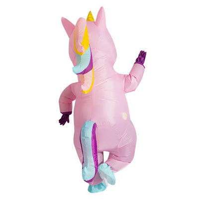 Kids Blow Up Unicorn Costume Pony Halloween - ChildAngle
