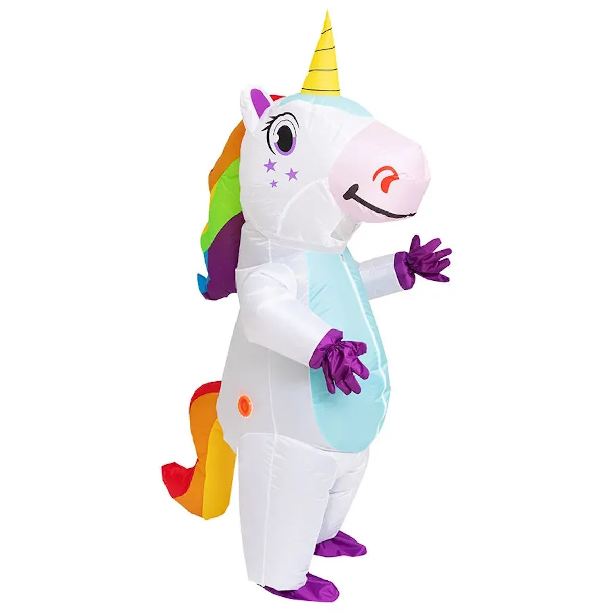 Kids Blow Up Unicorn Costume Pony Halloween - ChildAngle