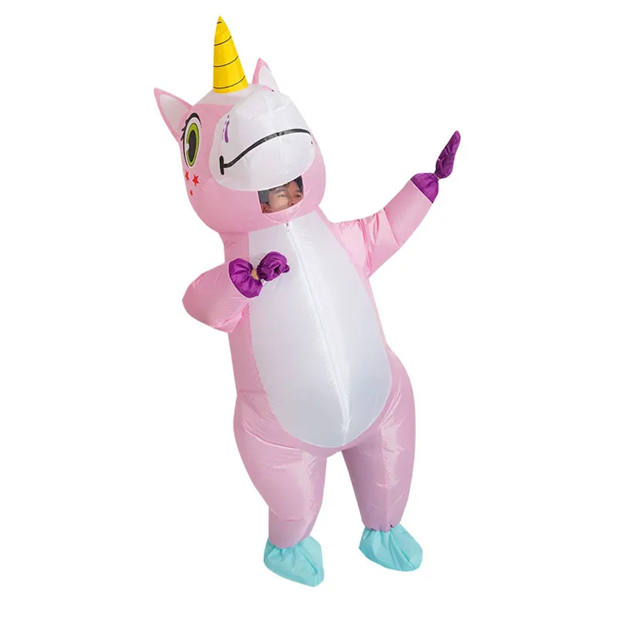 Kids Blow Up Unicorn Costume Pony Halloween - ChildAngle