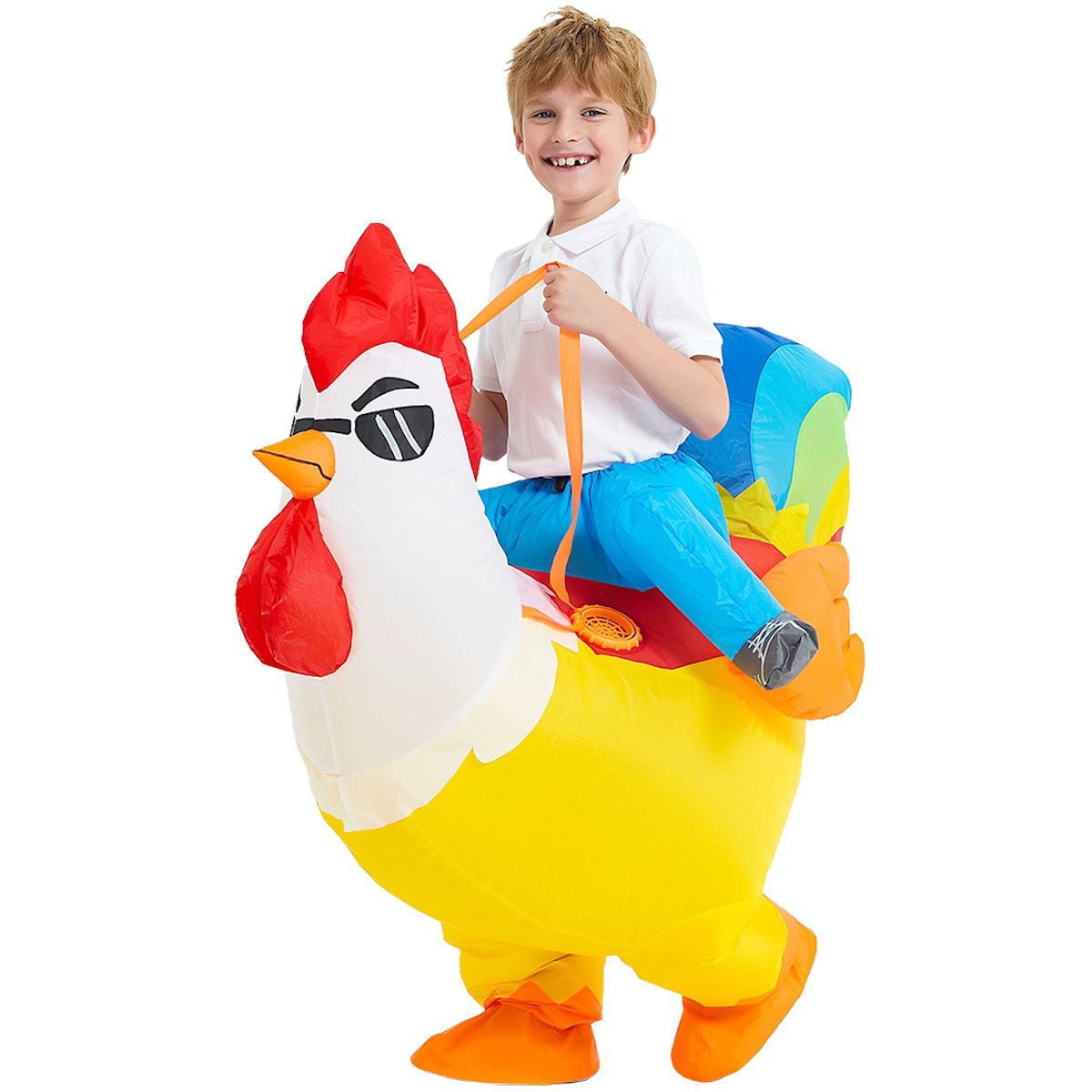 Kids and Teens Inflatable Animal Riding Costumes for Halloween - ChildAngle
