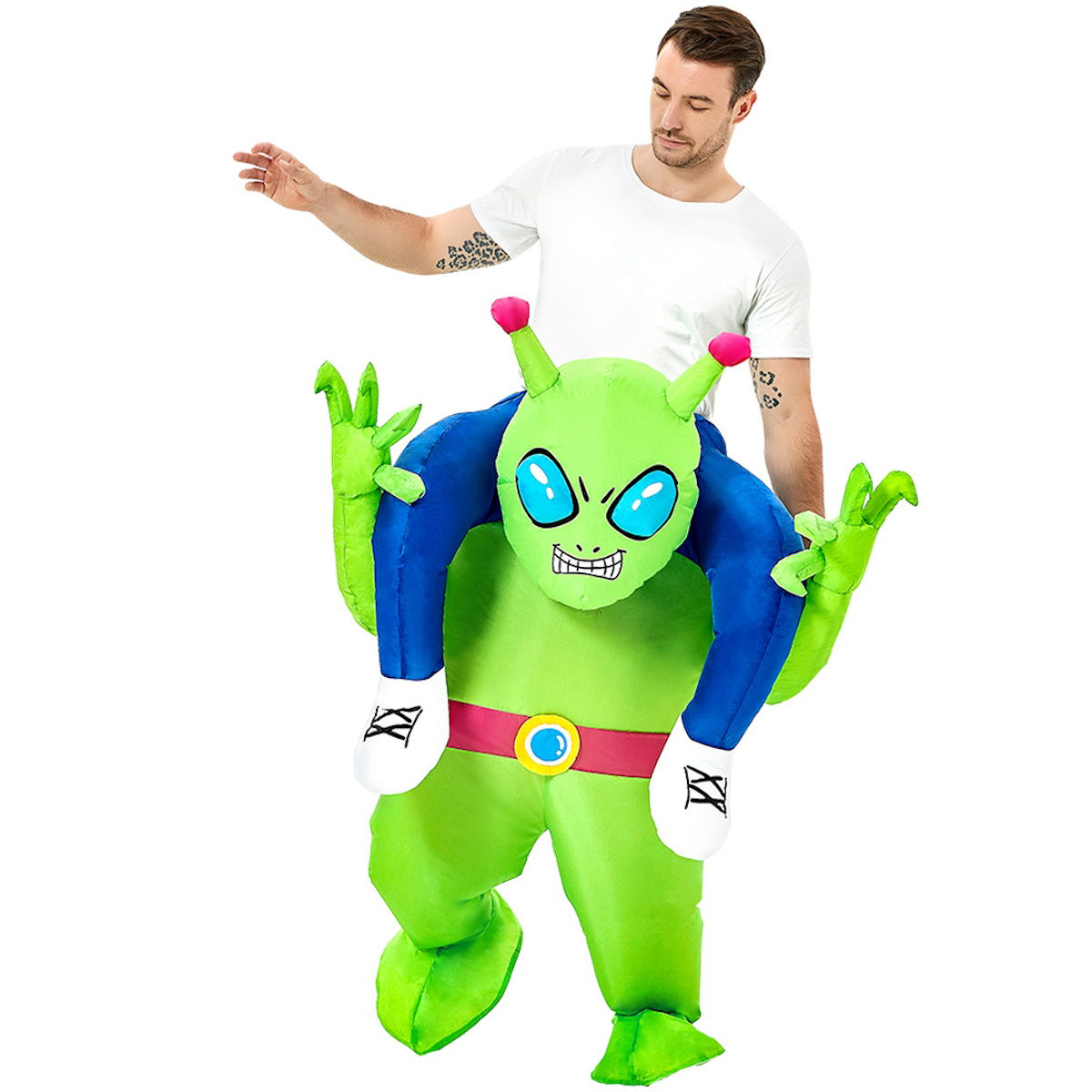 Kids and Teens Reindeer Squirrel Alien Inflatable Animal Riding Costumes - ChildAngle