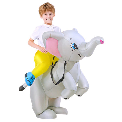 Kids and Teens Inflatable Animal Riding Costumes for Halloween - ChildAngle