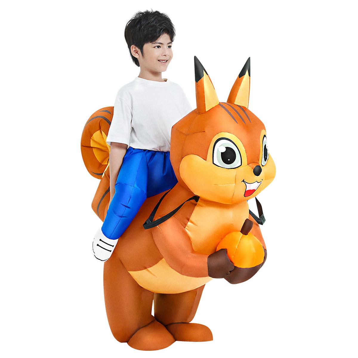 Kids and Teens Reindeer Squirrel Alien Inflatable Animal Riding Costumes - ChildAngle