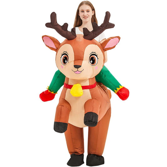Kids and Teens Reindeer Squirrel Alien Inflatable Animal Riding Costumes - ChildAngle