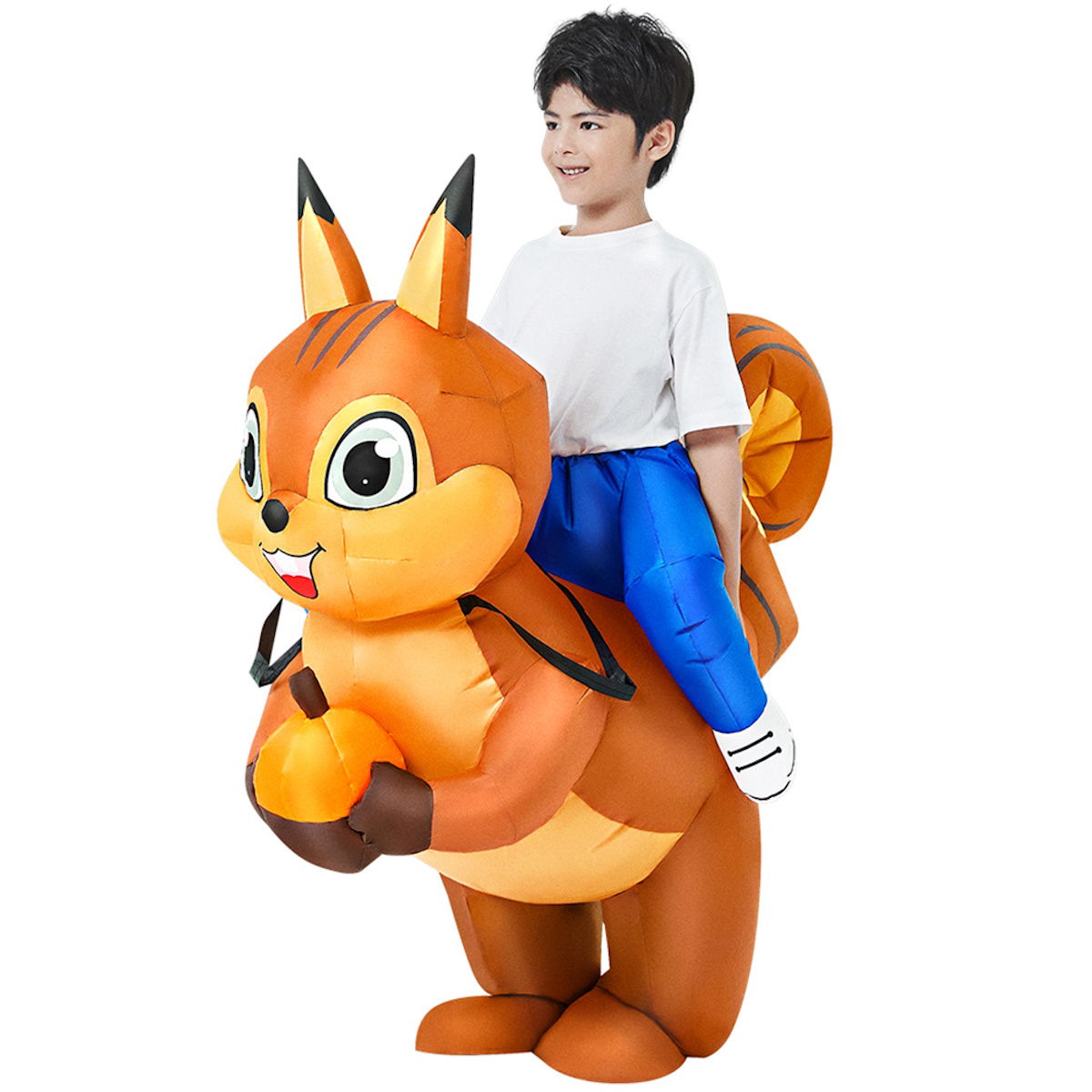 Kids and Teens Reindeer Squirrel Alien Inflatable Animal Riding Costumes - ChildAngle