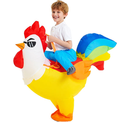 Kids and Teens Inflatable Animal Riding Costumes for Halloween - ChildAngle