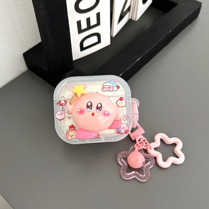 Transparent Kawaii AirPod Case Sanrio AirPods Case With pendant - ChildAngle
