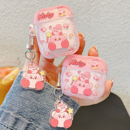 Transparent Kawaii AirPod Case Sanrio AirPods Case With pendant - ChildAngle