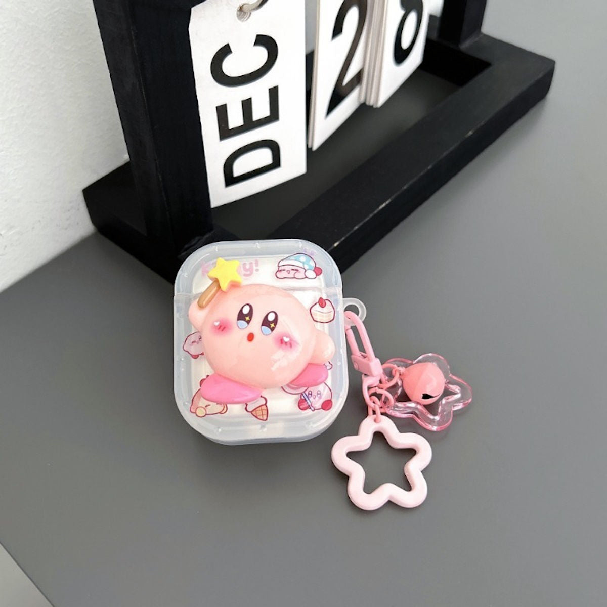 Transparent Kawaii AirPod Case Sanrio AirPods Case With pendant - ChildAngle