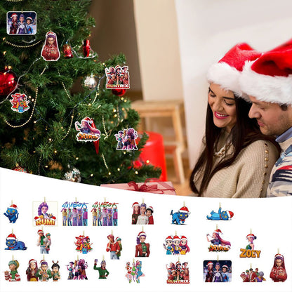 Kpop Demon Hunter Advent Calendar Cartoon Accessories Christmas Ornaments - ChildAngle