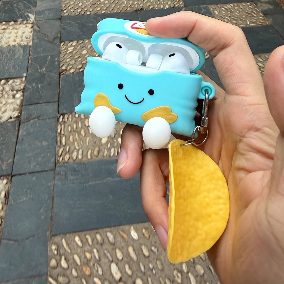 Lays potato chip-shaped AirPods Case - ChildAngle